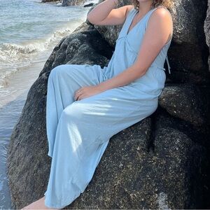 American Eagle Outfitters Light Blue Jumpsuit